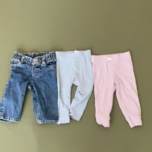 Kids Denim and Leggings Set